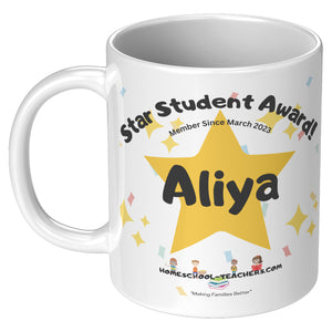 Star Student Mug - Aliya