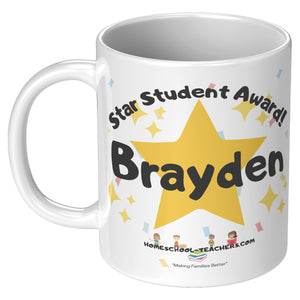 Star Student Mug - Brayden