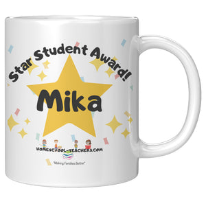 Star Student Mug - Mika - TeeLaunch